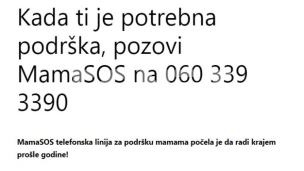 Volontiranje na MamaSOS liniji